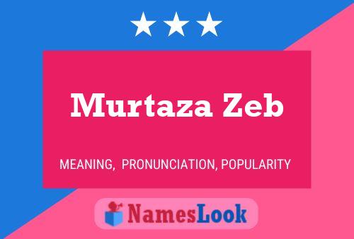 ملصق اسم Murtaza Zeb