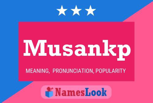 ملصق اسم Musankp