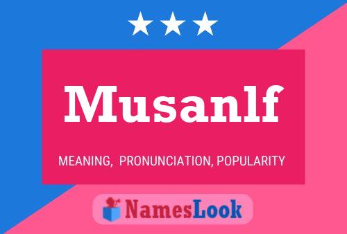 ملصق اسم Musanlf