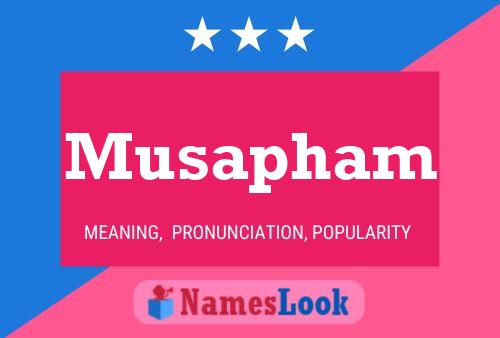 ملصق اسم Musapham