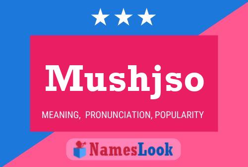 ملصق اسم Mushjso