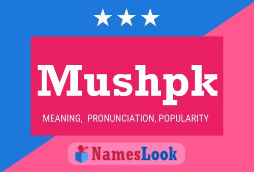 ملصق اسم Mushpk