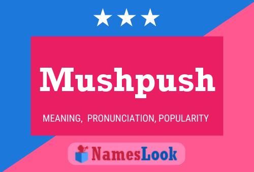 ملصق اسم Mushpush