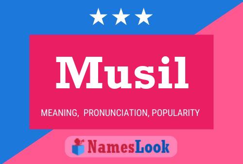 ملصق اسم Musil