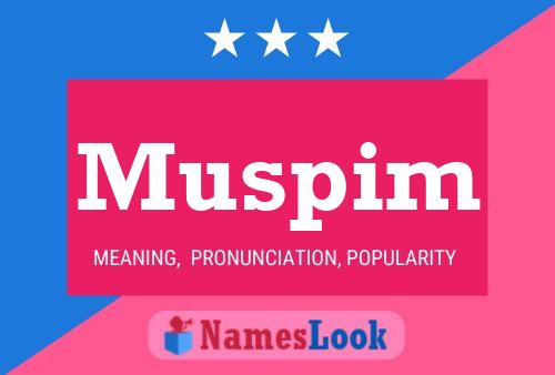 ملصق اسم Muspim