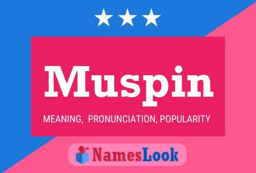 ملصق اسم Muspin