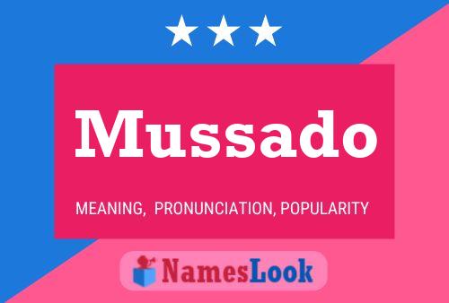 ملصق اسم Mussado