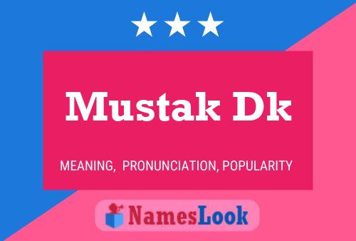 ملصق اسم Mustak Dk