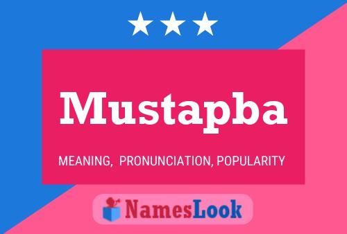 ملصق اسم Mustapba