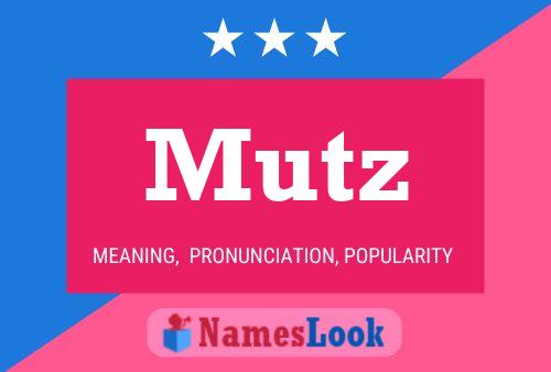 ملصق اسم Mutz