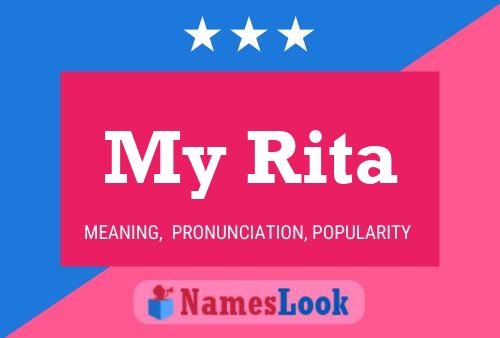 ملصق اسم My Rita