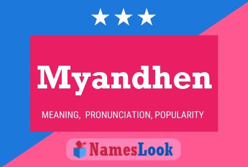 ملصق اسم Myandhen