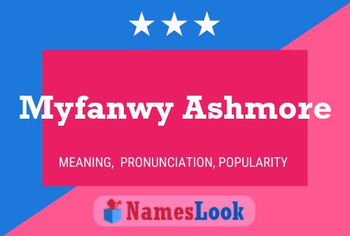 ملصق اسم Myfanwy Ashmore