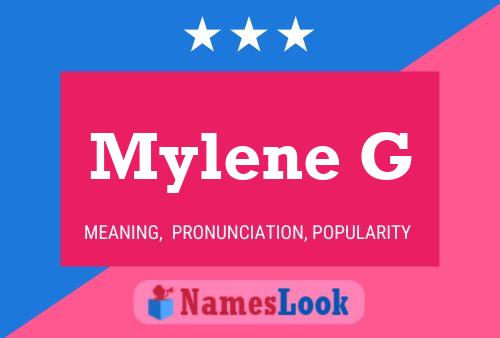 ملصق اسم Mylene G