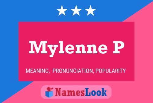 ملصق اسم Mylenne P