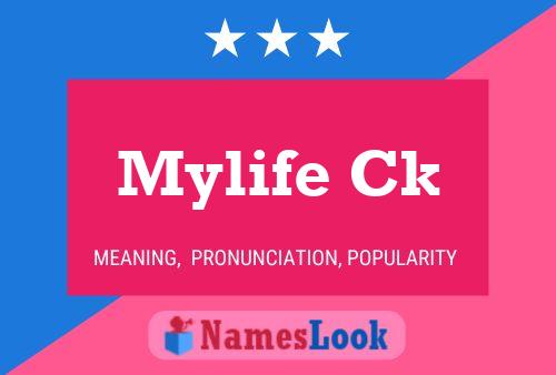 ملصق اسم Mylife Ck