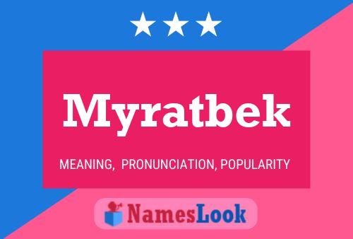 ملصق اسم Myratbek