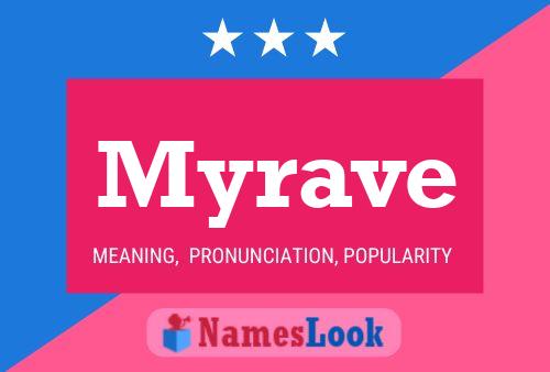 ملصق اسم Myrave