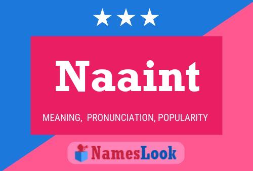 ملصق اسم Naaint