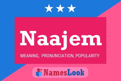 ملصق اسم Naajem