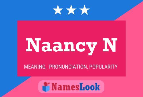 ملصق اسم Naancy N