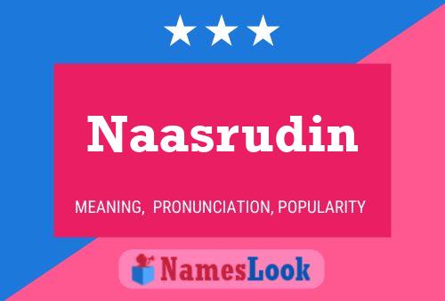 ملصق اسم Naasrudin