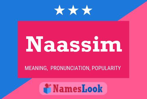 ملصق اسم Naassim