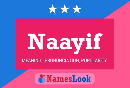 ملصق اسم Naayif