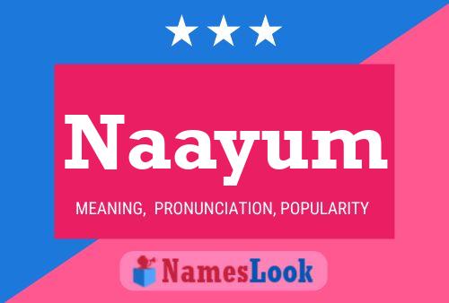 ملصق اسم Naayum