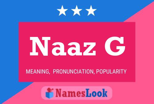 ملصق اسم Naaz G