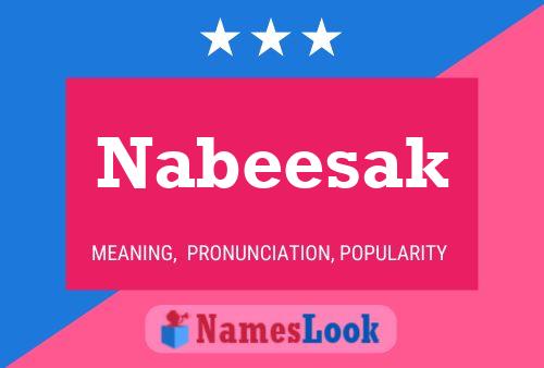 ملصق اسم Nabeesak