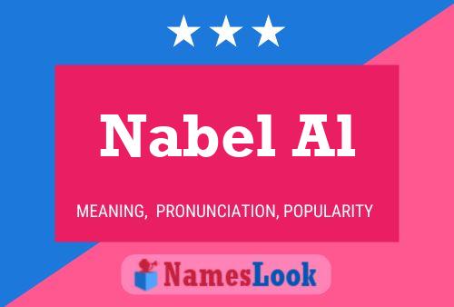 ملصق اسم Nabel Al