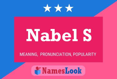 ملصق اسم Nabel S