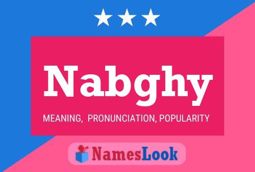 ملصق اسم Nabghy