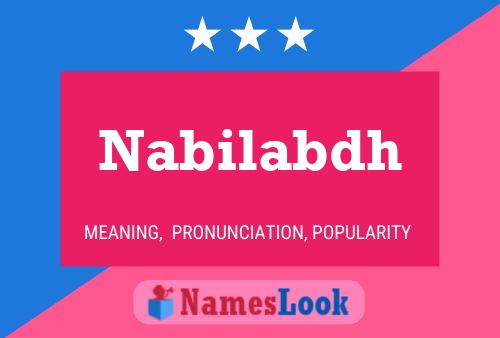 ملصق اسم Nabilabdh