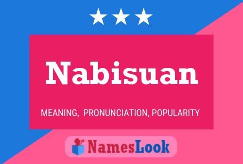 ملصق اسم Nabisuan