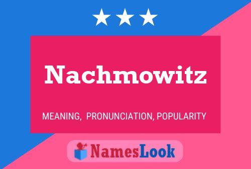 ملصق اسم Nachmowitz