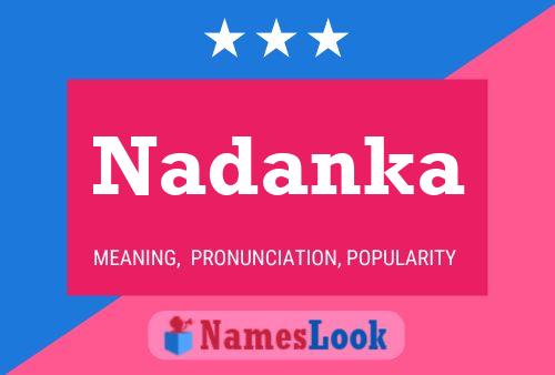 ملصق اسم Nadanka