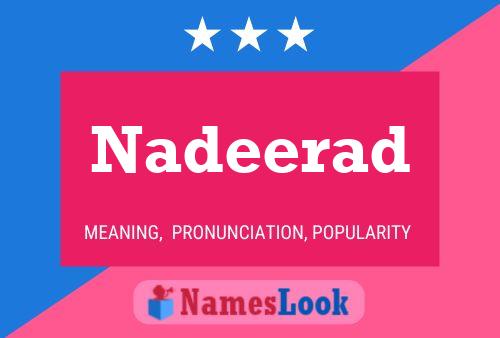 ملصق اسم Nadeerad