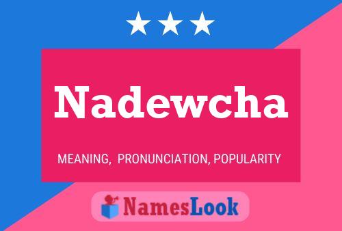 ملصق اسم Nadewcha