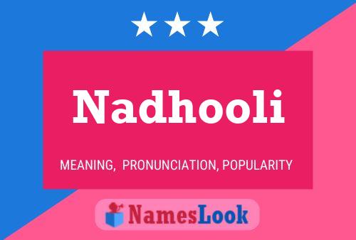 ملصق اسم Nadhooli