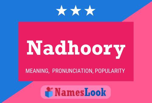 ملصق اسم Nadhoory