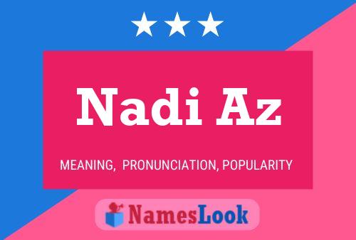 ملصق اسم Nadi Az