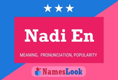 ملصق اسم Nadi En