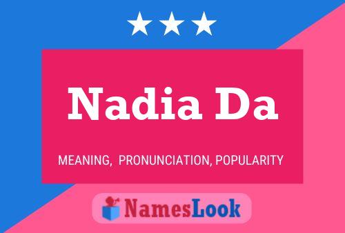 ملصق اسم Nadia Da