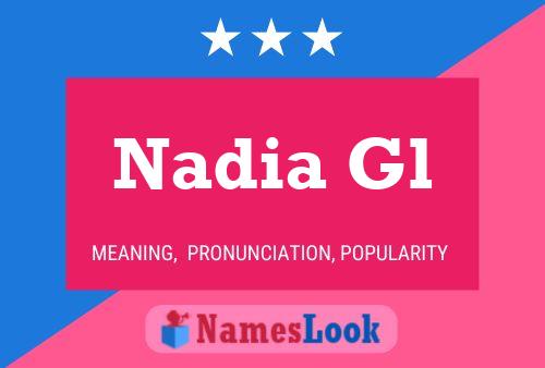 ملصق اسم Nadia Gl