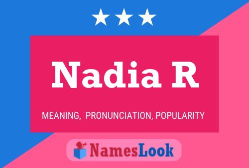 ملصق اسم Nadia R