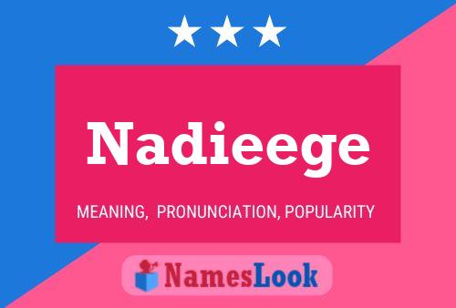 ملصق اسم Nadieege