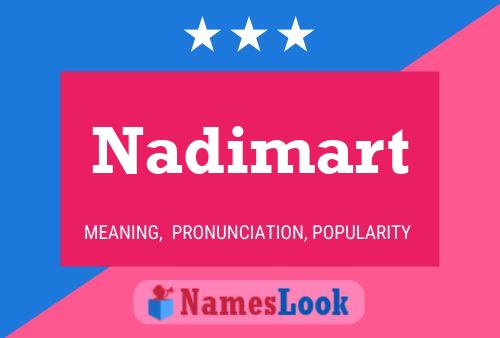 ملصق اسم Nadimart