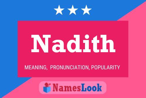 ملصق اسم Nadith